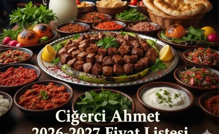 Ciğerci Ahmet Menü Fiyat Listesi