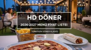HD Döner Menü Fiyat Listesi