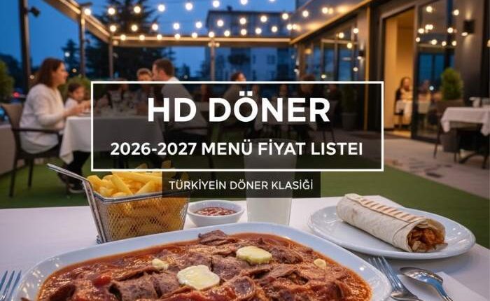 HD Döner Menü Fiyat Listesi