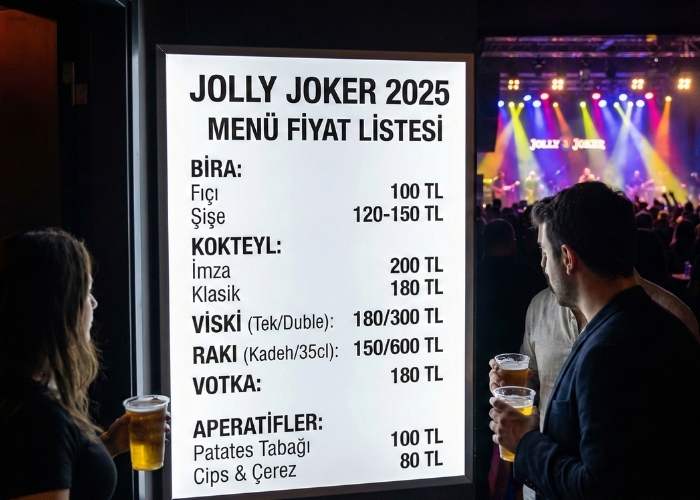Jolly Joker Menü Fiyat Listesi