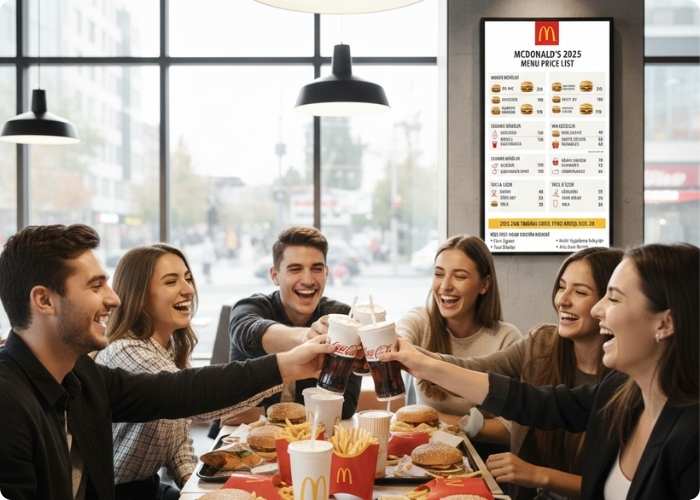 McDonalds menü fiyat listesi nedir