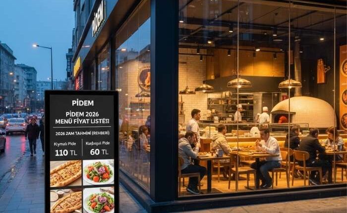 Pidem Menü Fiyat Listesi