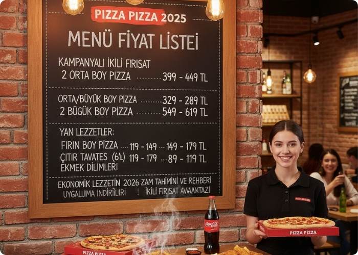 Pizza Pizza Menü Fiyat Listesi