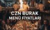 CZN Burak Menü Fiyat Listesi