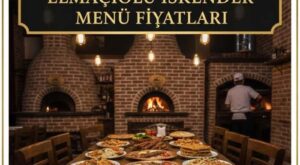 Elmacıoğlu İskender Menü Fiyat Listesi