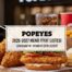 Popeyes Menü Fiyat Listesi