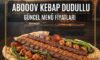 Abooov Kebap Dudullu Menü Fiyat Listesi