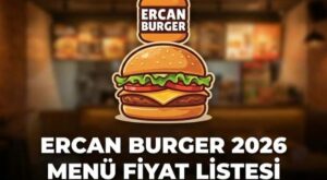 Ercan Burger Menü Fiyat Listesi