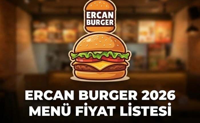 Ercan Burger Menü Fiyat Listesi