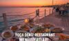 Foça Deniz Restaurant Menü Fiyat Listesi