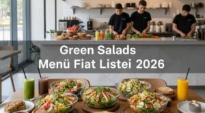 Green Salads Menü Fiyat Listesi