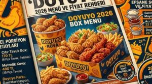 Doyuyo Menü Fiyat Listesi