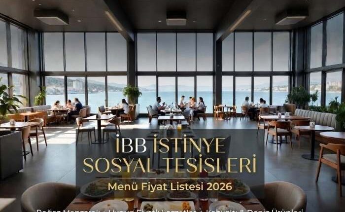 İBB İstinye Sosyal Tesisleri Menü Fiyat Listesi