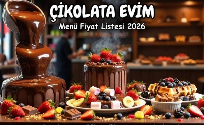 Çikolata Evim Menü Fiyat Listesi
