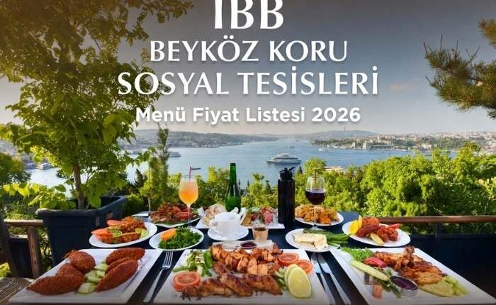 İBB Beykoz Koru Sosyal Tesisleri Menü