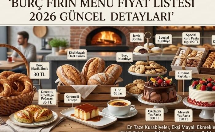Burç Fırın Menü Fiyat Listesi