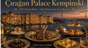 Çırağan Palace Kempinski Menü Fiyat Listesi