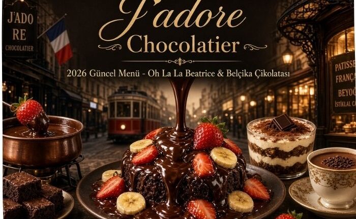 J’adore Chocolatier Menü Fiyat Listesi