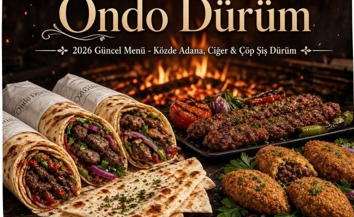 Ondo Dürüm Menü Fiyat Listesi