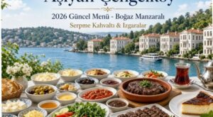 Aşiyan Çengelköy Menü Fiyat Listesi