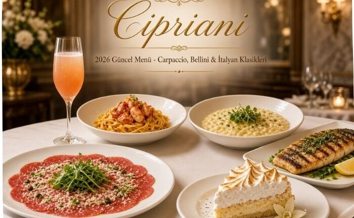 Cipriani Menü Fiyat Listesi