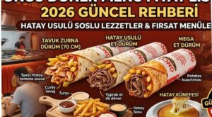 Öncü Döner Menü Fiyat Listesi
