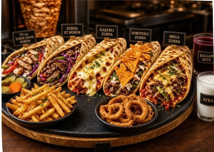 Zurna Döner menü fiyat listesi 2026
