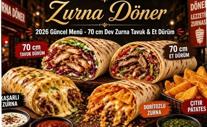 Zurna Döner Menü Fiyat Listesi
